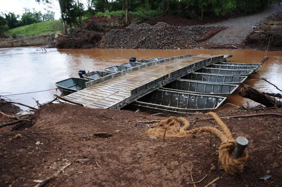 Exército aguarda recursos para construir ponte em Guairacá