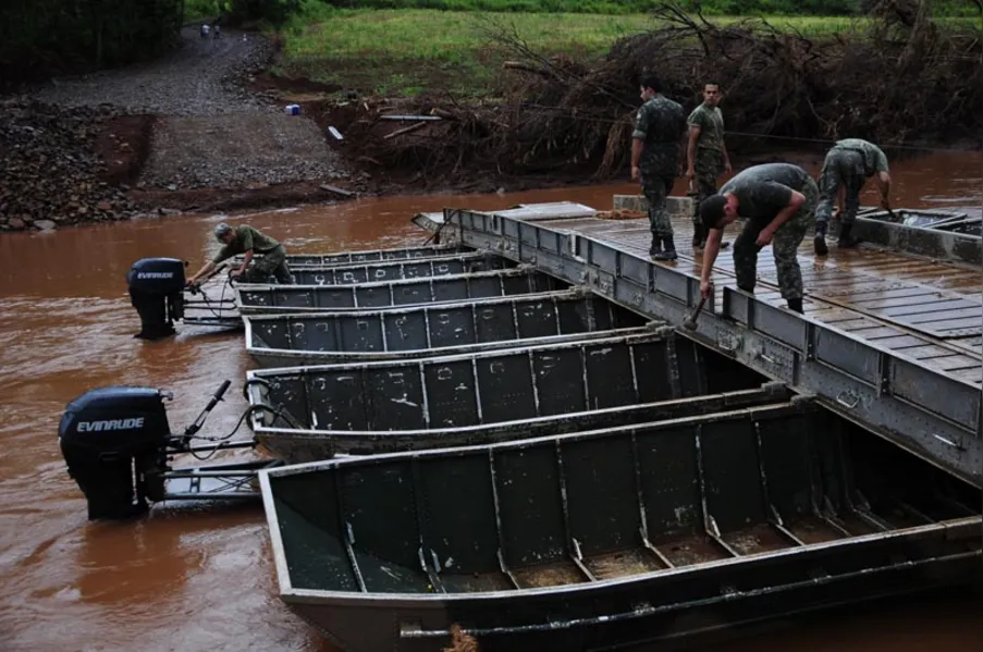 Exército aguarda recursos para construir ponte em Guairacá
