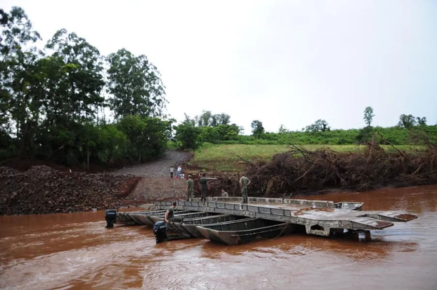 Exército aguarda recursos para construir ponte em Guairacá