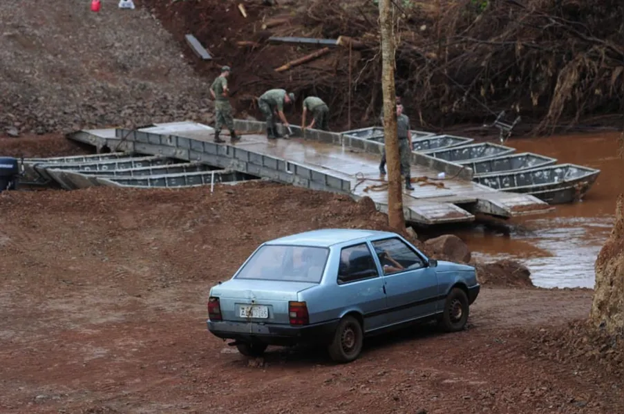 Exército aguarda recursos para construir ponte em Guairacá