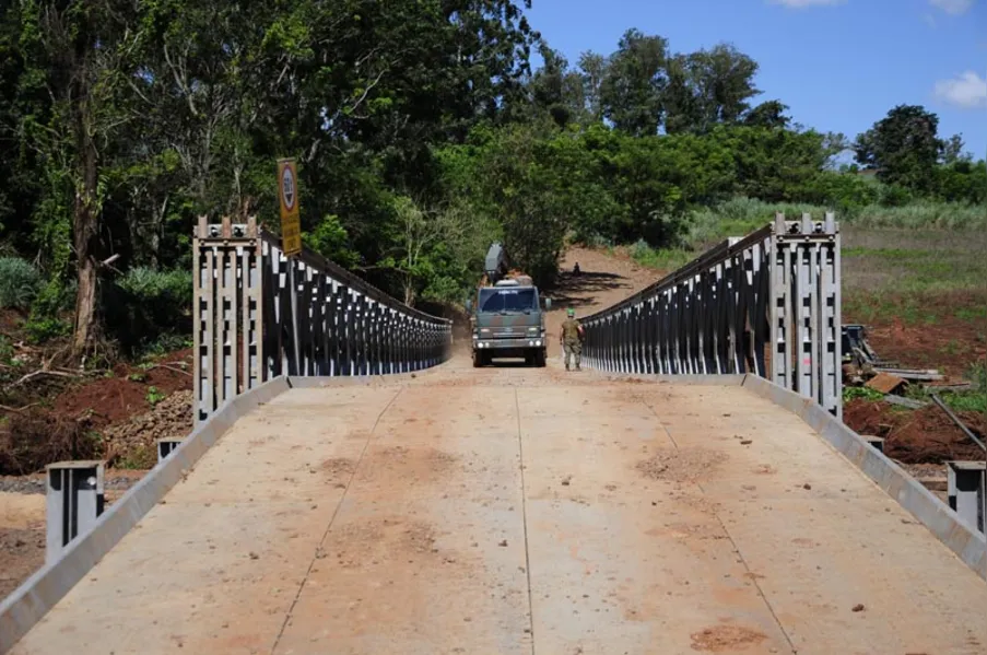 Ponte entre Paiquerê e Guairacá é liberada pelo Exército
