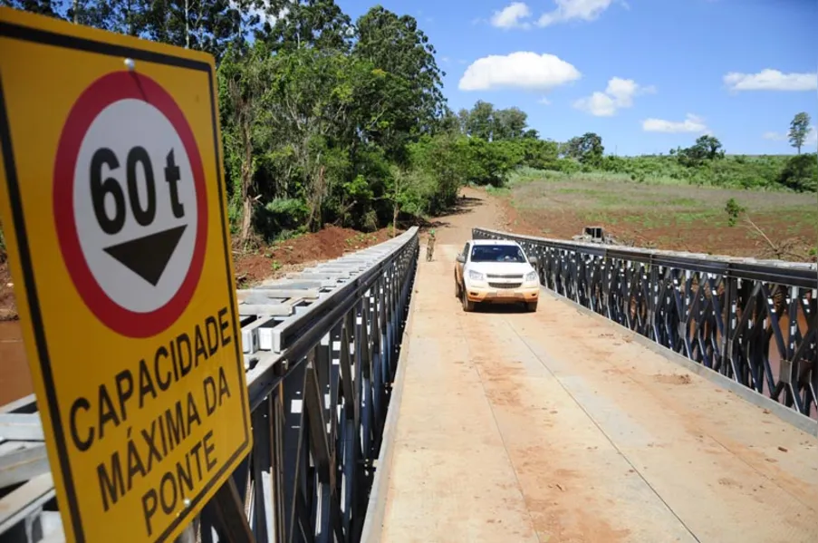 Ponte entre Paiquerê e Guairacá é liberada pelo Exército