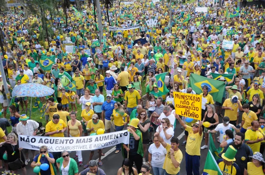 PM não registra incidentes durante manifestação