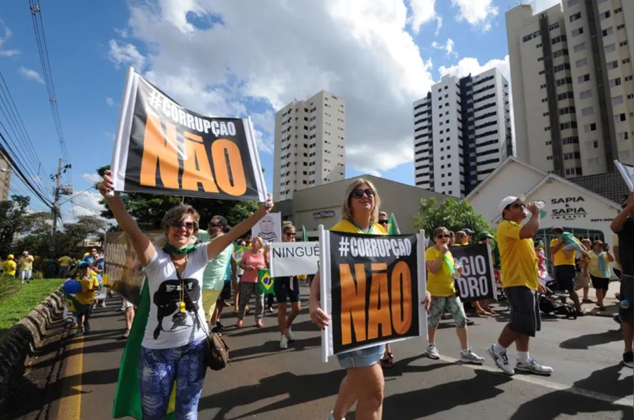 PM não registra incidentes durante manifestação