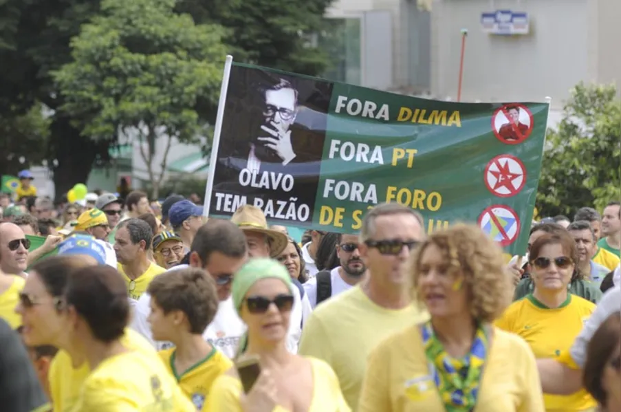 Críticas a Lula, Dilma e ao PT e apoio Moro