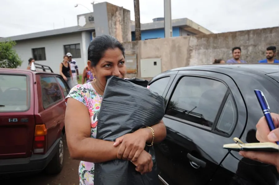 DEVASTAÇÃO - Dia de reconstrução em Santa Mariana