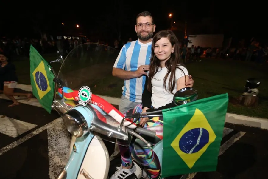 Emoção fora da quadra