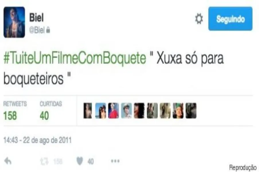 Internautas resgatam publicações homofóbicas e racistas de Biel