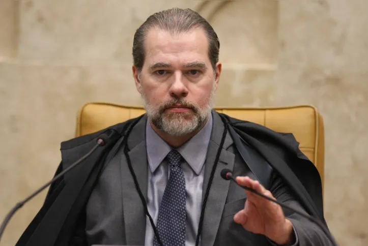 O presidente do STF, Dias Toffoli: censura a site de notícias reacende no Senado disposição de aprovar a CPI da Lava Toga