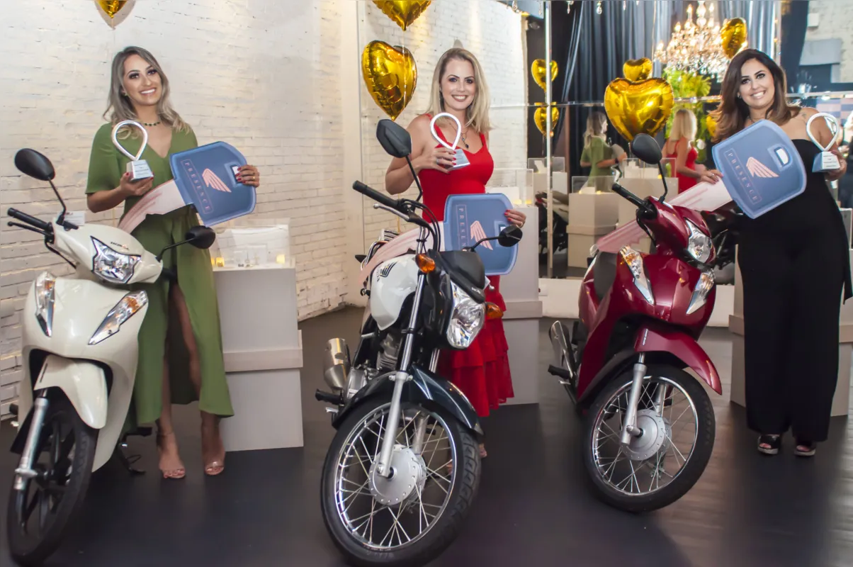 As empreendedoras premiadas pela Presence, Mariene Maziero, Tatiane Rubbo e Roberta Pandia