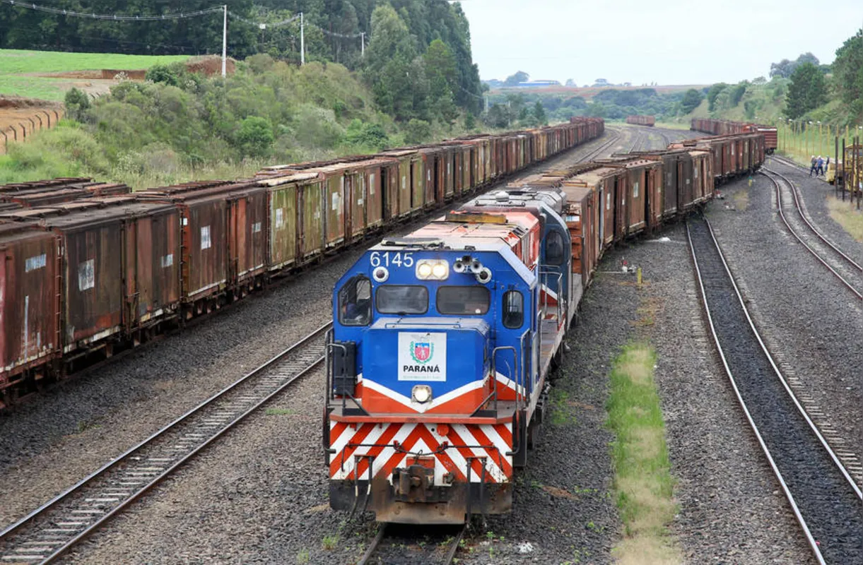 No primeiro trimestre passaram mais de 308,1 toneladas de produtos pelos trilhos da Ferroeste 