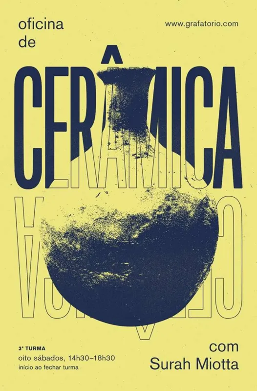 Imagem ilustrativa da imagem Artista oferece curso de cerâmica no Grafatório
