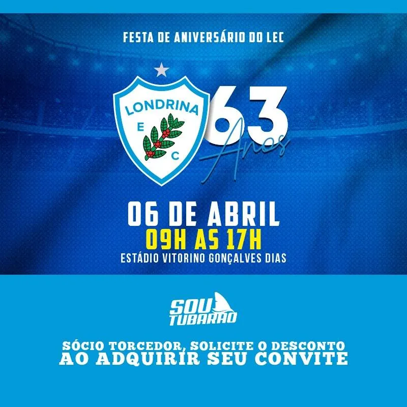 Imagem ilustrativa da imagem LEC fará comemoração dos 63 anos com evento para o torcedor
