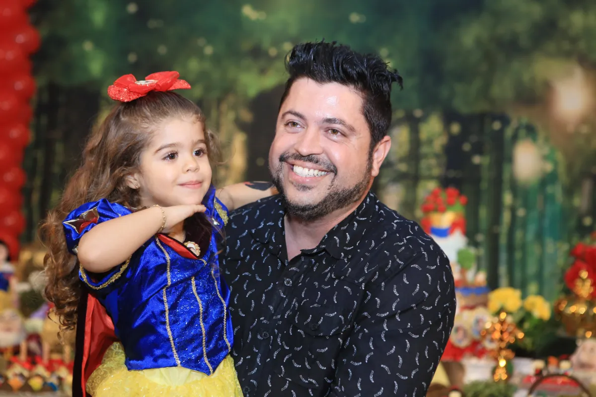 Giovana com o pai, Ricardinho Cavalcanti