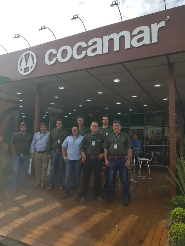 Equipe da Cocamar Londrina em clima de boas expectativas para o estande da cooperativa na ExpoLondrina