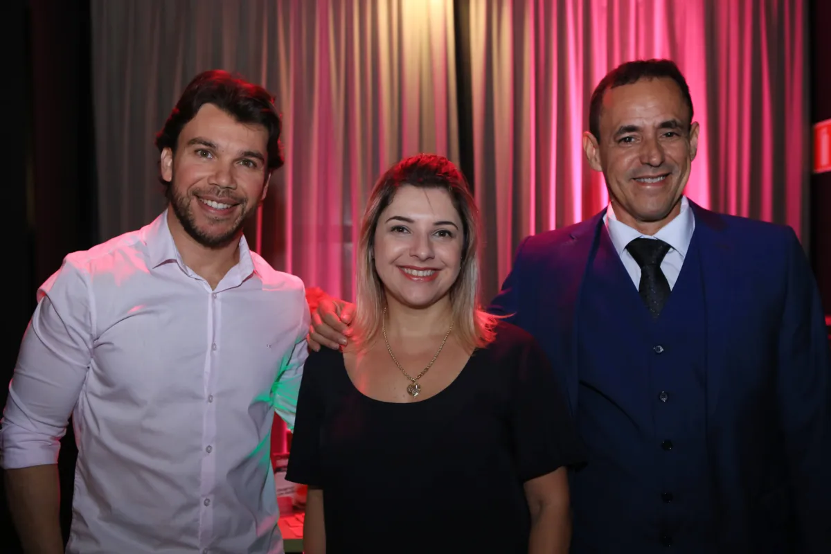 Vagner Vieira, Adriana Bess e Marcelo Sady Ladeira