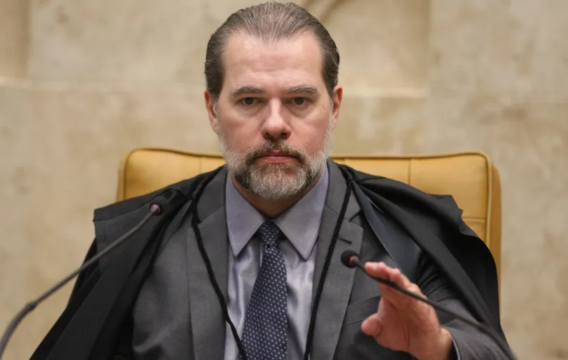 O presidente do STF, Dias Toffoli: censura a site de notícias reacende no Senado disposição de aprovar a CPI da Lava Toga