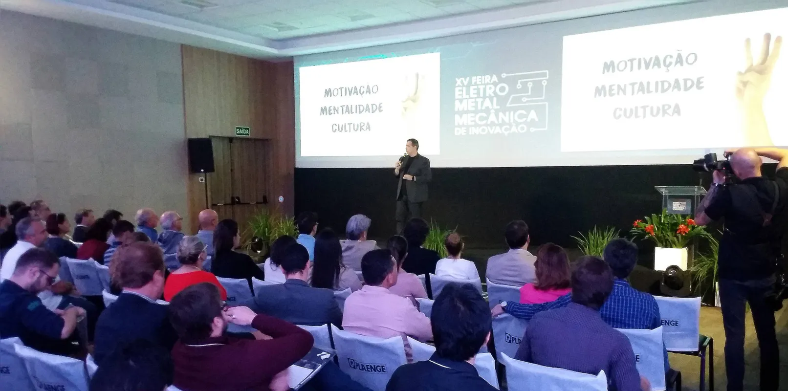 A Feira EletroMetalMecânica de Inovação teve palestras e rodadas de oportunidades