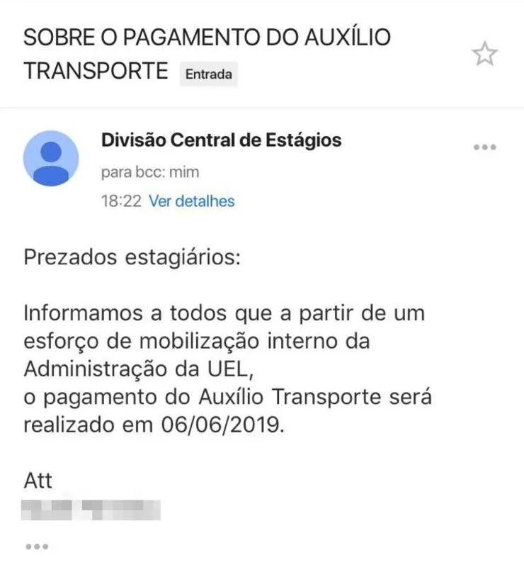 Imagem ilustrativa da imagem UEL remaneja recursos para pagar vale-transporte de estagiários