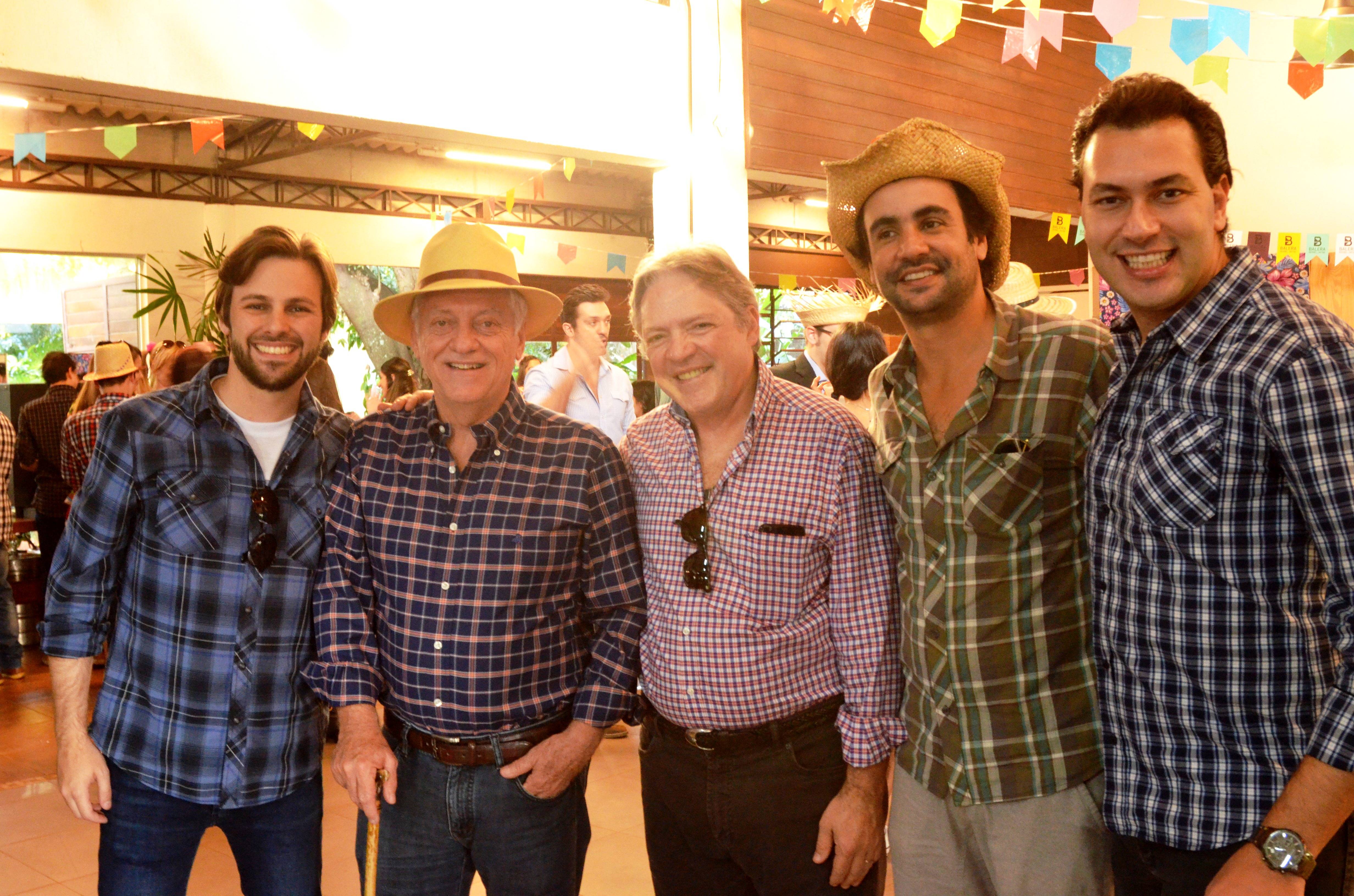 Heber Wedemann, Flávio Meneghetti, Wagner Balera, Diogo Berbel e Gustavo Mitne