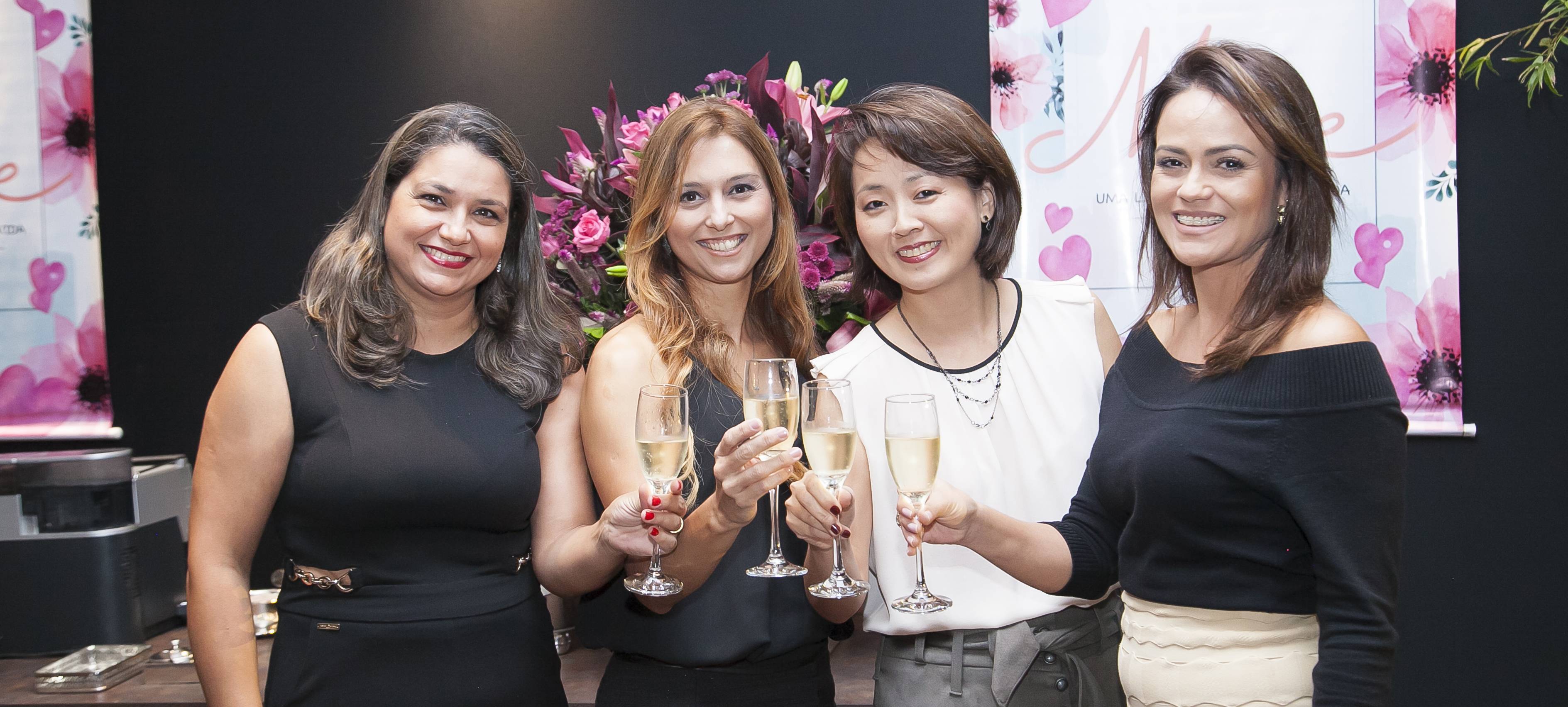 Josane Pereira, Andréa Pereira Leite, Tânia Mogari e Juliana Farias