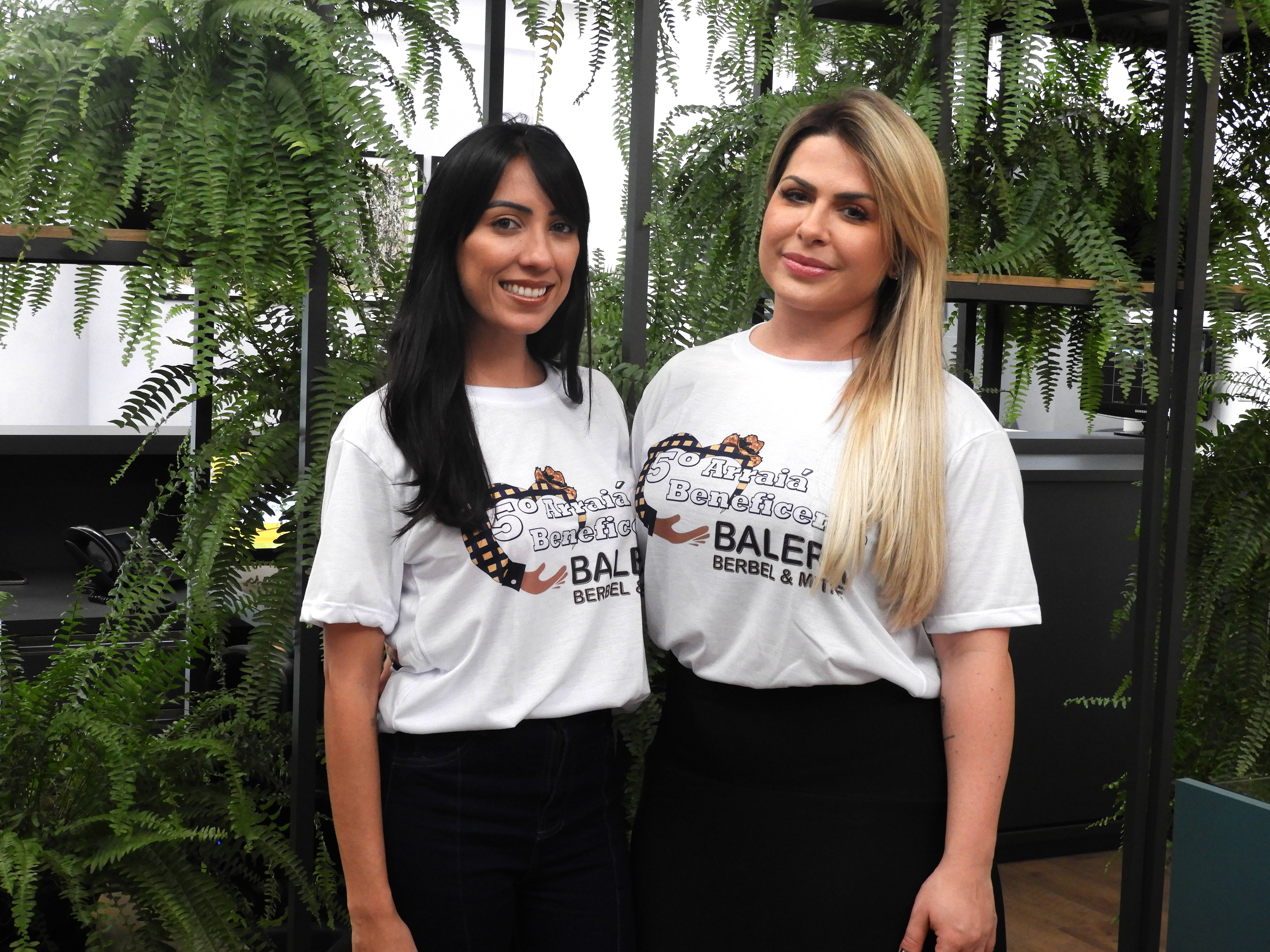 Camila Luana, coordenadora de marketing, e Pollyany Tottene, de gestão de pessoas, da Serilon