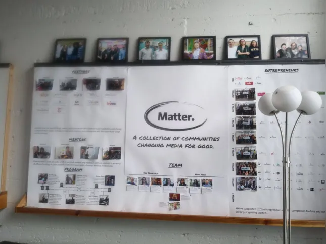 Matter, aceleradora de startups de mídia baseada em São Francisco (CA)