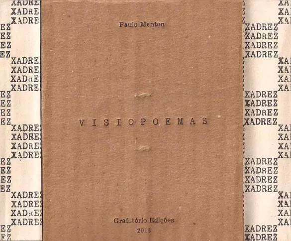Capa da Edição ‘Visiopoemas’ com obras concretistas de Paulo Menten