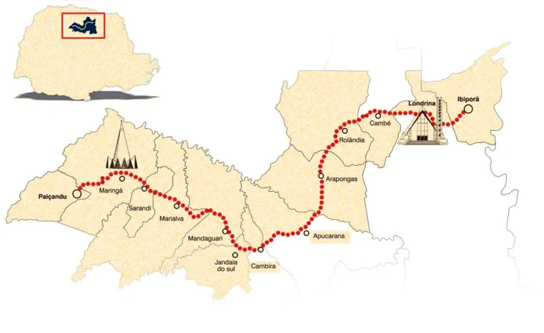 Projeto Trem Pé-Vermelho é alternativa para transporte de passageiros no Norte do Paraná