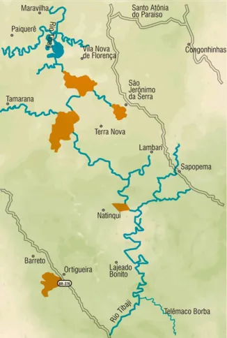 Terras Indígenas da Bacia do Rio Tibagi, Apucaraninha, Barão de Antonina e São Jerônimo da Serra, Mococa e Queimadas