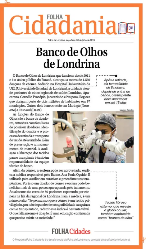 Imagem ilustrativa da imagem Banco de Olhos de Londrina