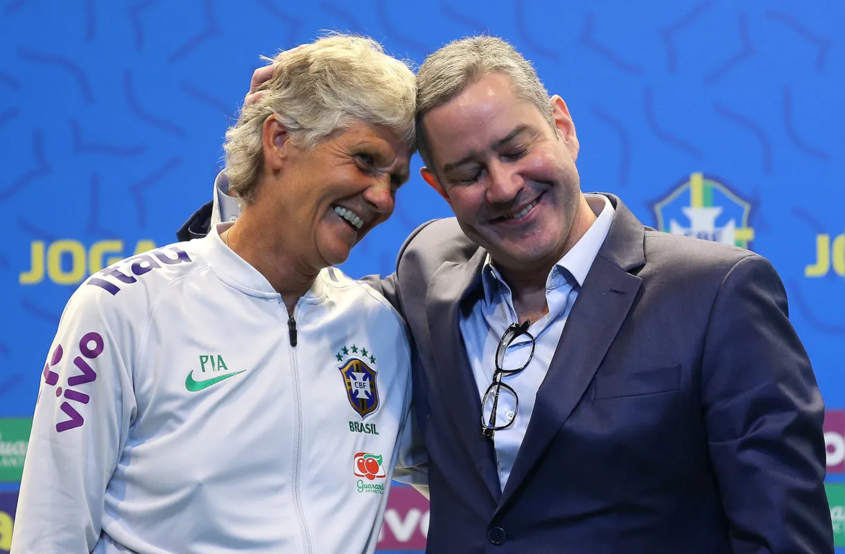 A contratação da treinadora Pia Sundhage mostra como o presidente da CBF,  Rogério Caboclo, é entusiasta do futebol feminino