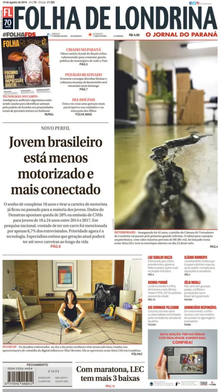 Imagem ilustrativa da imagem Capa 10/08/2019