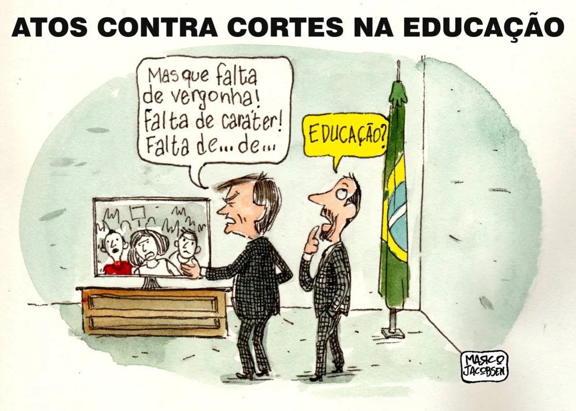 Imagem ilustrativa da imagem Charge 14/08/2019