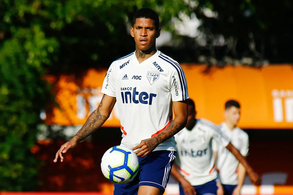 O atacante Raniel fará sua segunda partida como titular no São Paulo