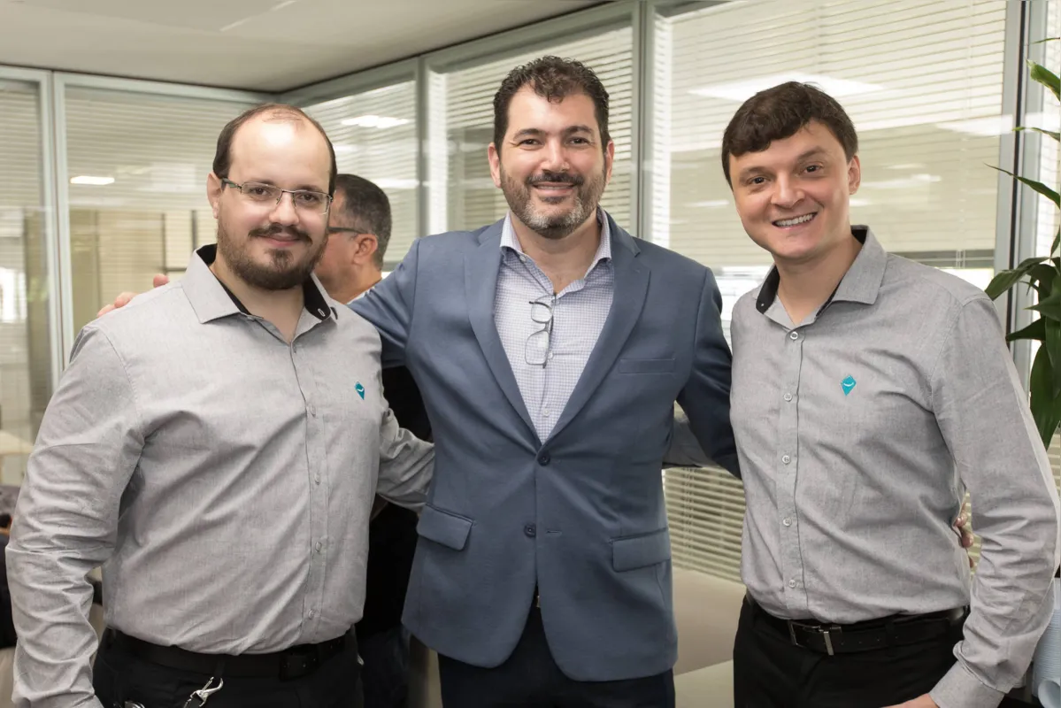 Alexandre Vilas Boas, José Norberto Nesello e Jeferson Lopes de Souza