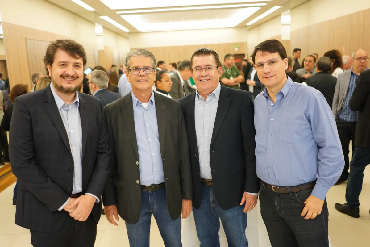 Fernando Moraes, Cláudio Tedeschi, Ary Sudan e Sérgio Ozório