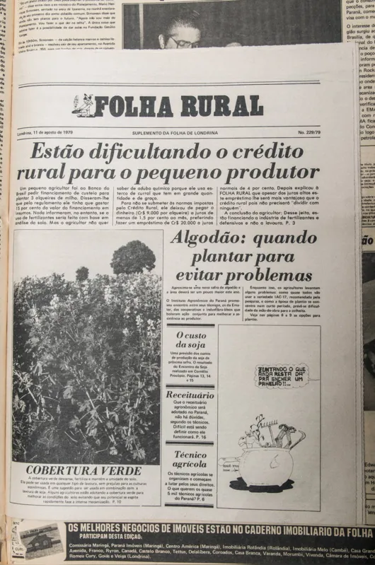 Imagem ilustrativa da imagem Estão dificultando o crédito rural para o pequeno produtor