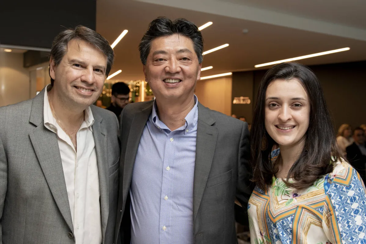 Paulo Gusman, Nilo Kato e Pamela Manfrin