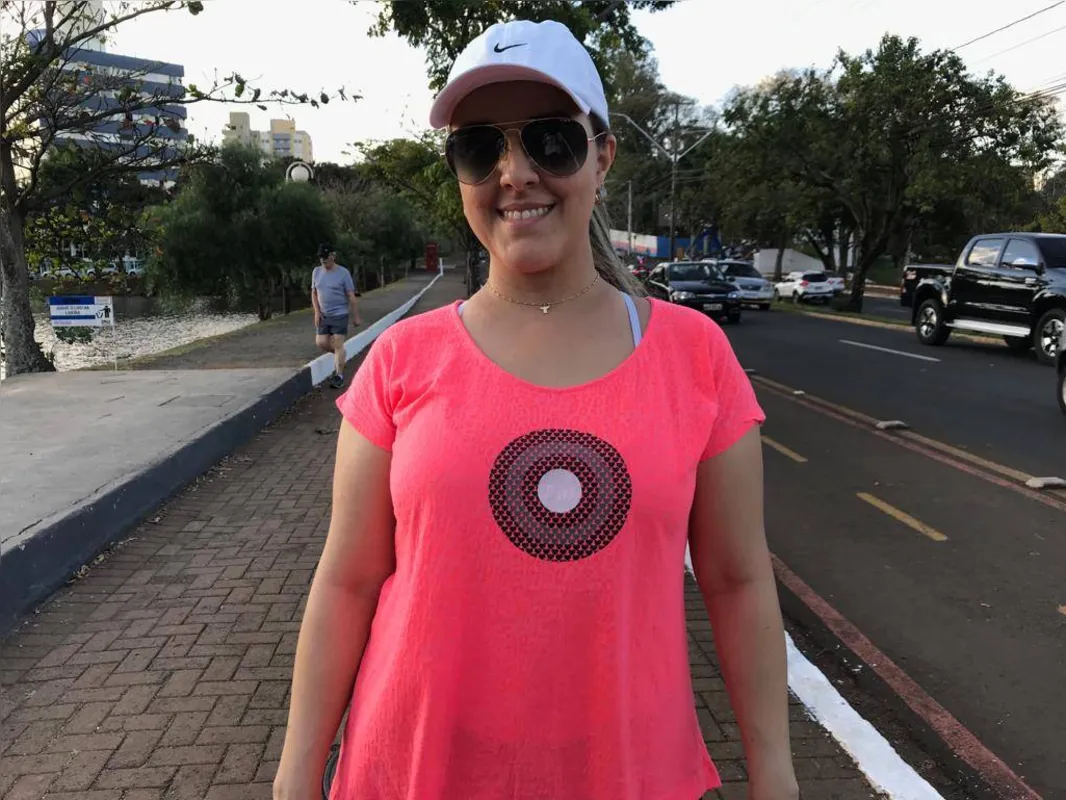 “Eu sempre gostei de correr e o lago é um espaço muito atrativo para isso”, resume Francine Bacon 