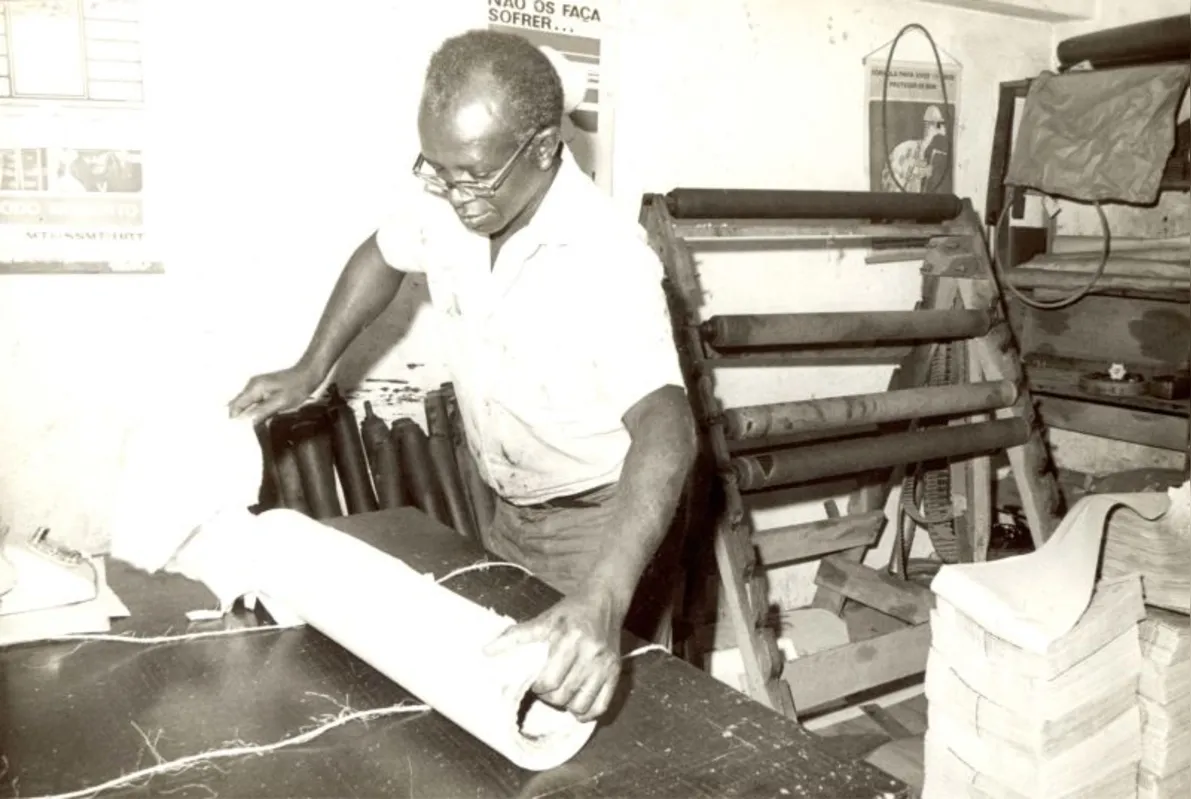 Mário Fasia, fotomecânico - 1982