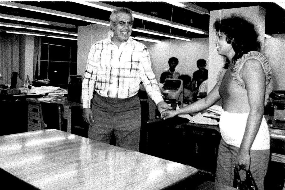 Assim que vitorioso nas urnas, José Richa (PMDB) esteve no jornal para falar de seus planos para o novo Paraná que com ele chegaria ao Palácio Iguaçu, em 1983