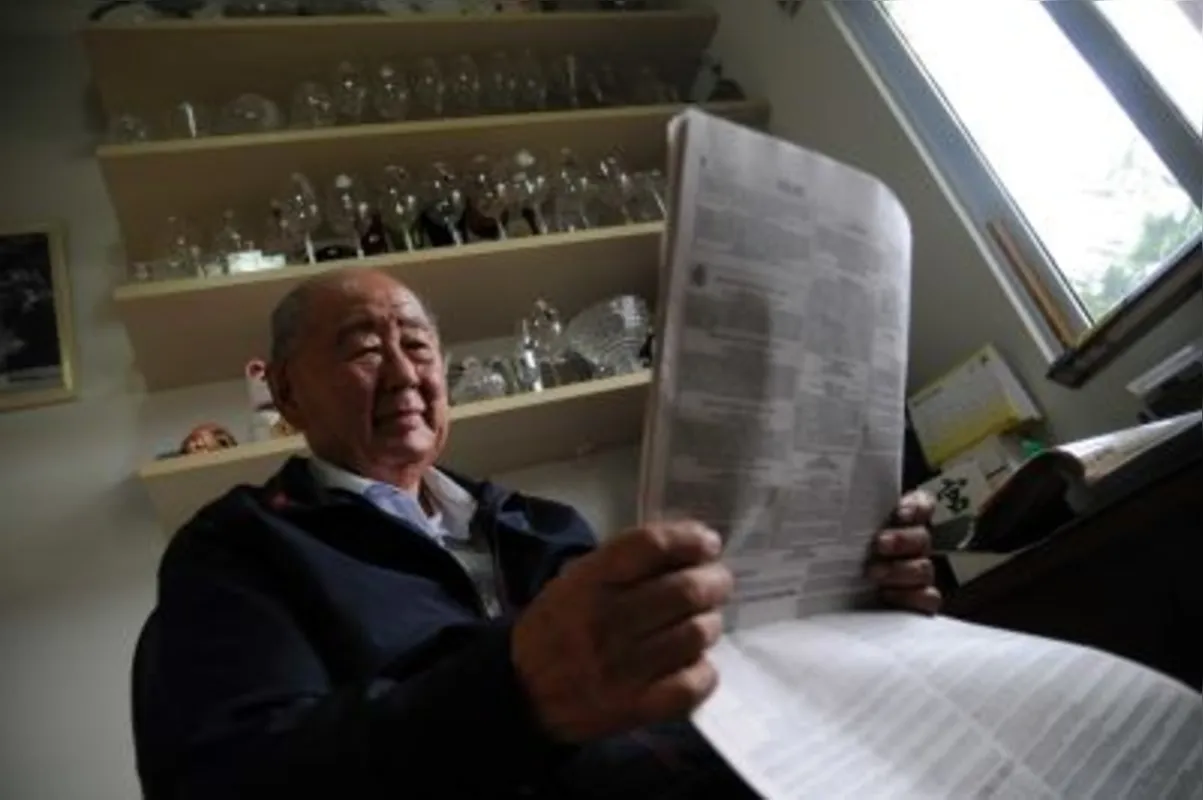 Além de leitor da FOLHA, Taketoshi Miyamura foi colaborador na sessão de palavras cruzadas no Caderno 2