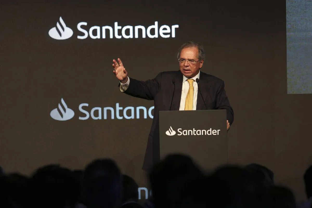 Paulo Guedes realiza palestra na 20ª Conferência Anual Santander