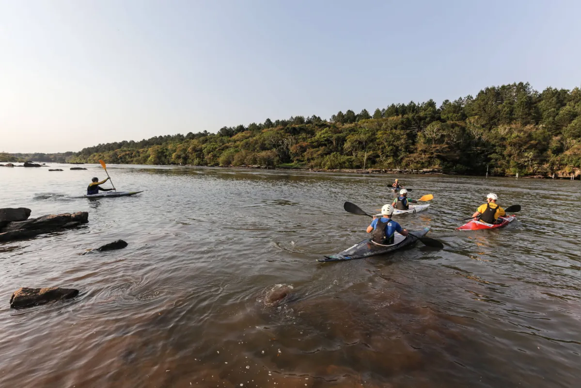 A canoagem está entre as modalidades que integram os Jogos de Aventura e Natureza 