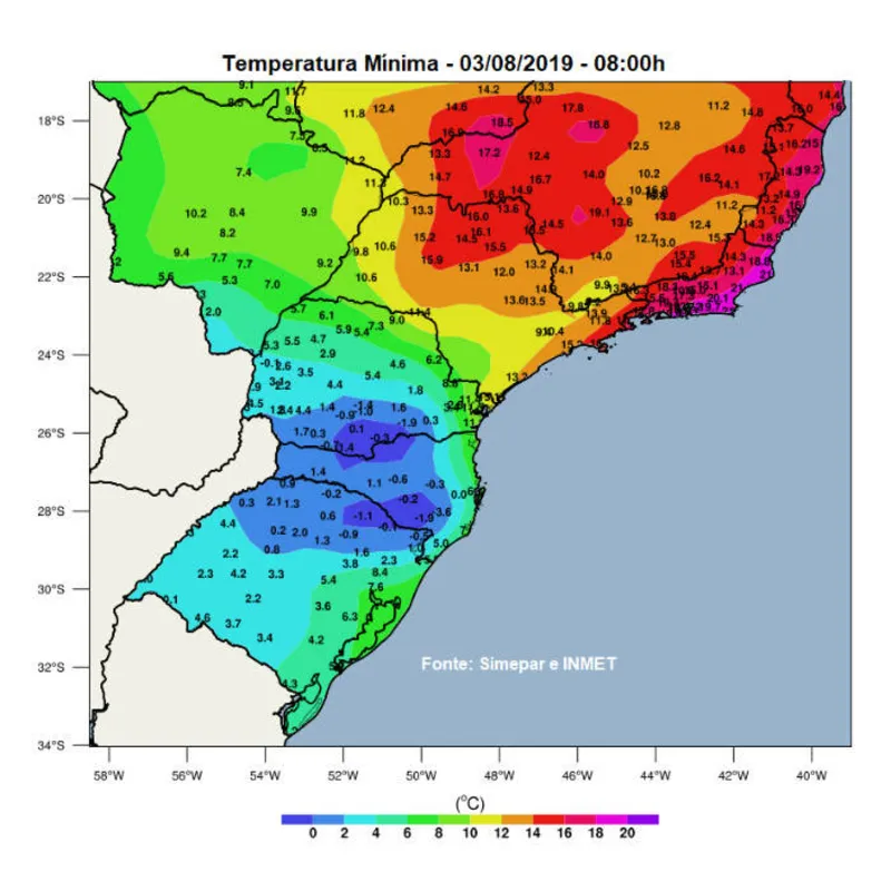 Imagem ilustrativa da imagem Massa de ar frio permanece em Londrina por todo o fim de semana