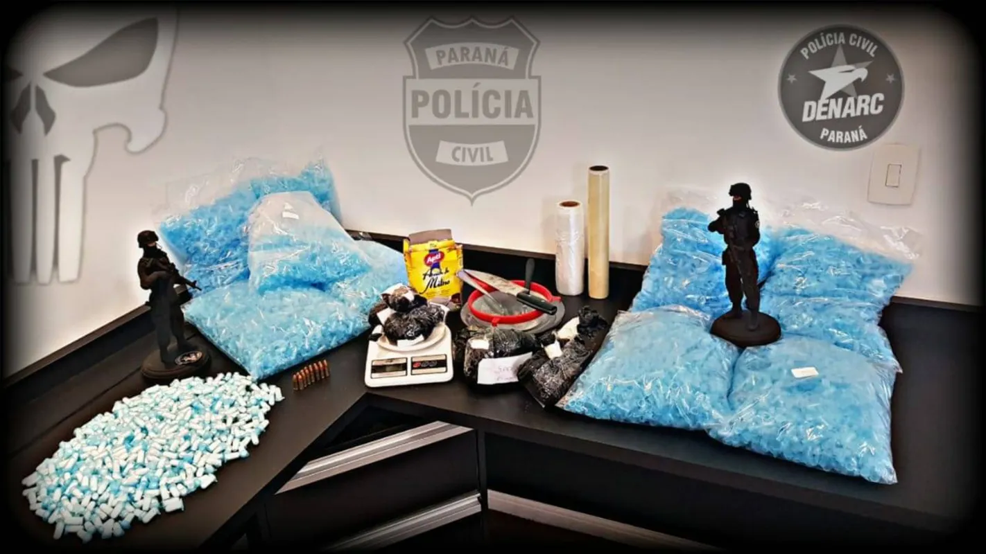 Imagem ilustrativa da imagem Polícia prende quadrilha de tráfico de drogas da zona norte de Londrina