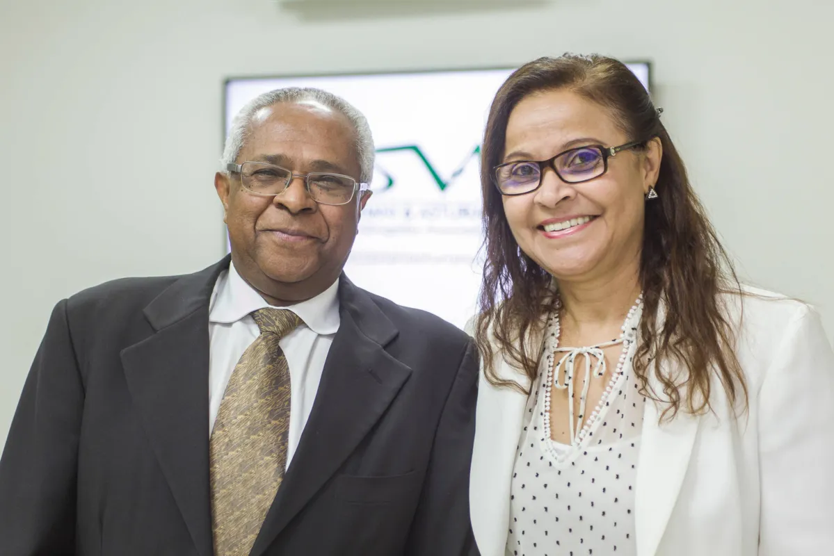 Dr. Antônio Carlos Pereira e a esposa, Aparecida de Almeida Pimenta Pereira