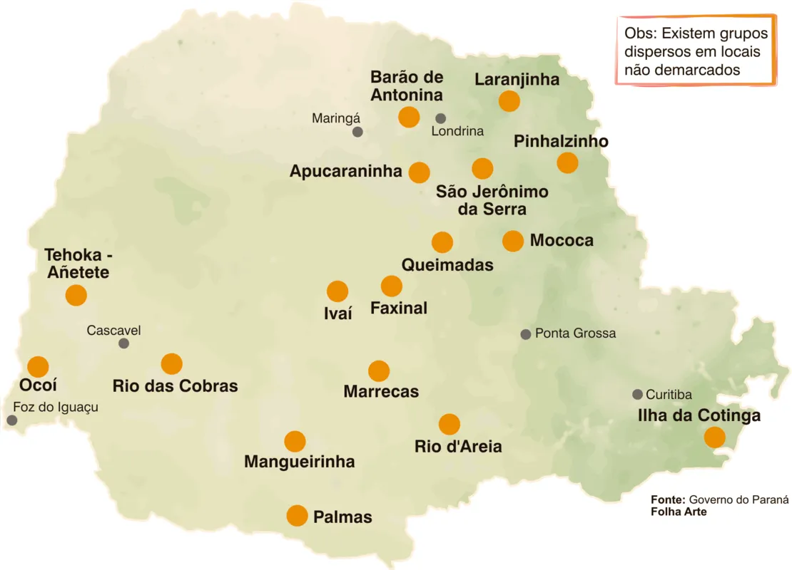 Terras Indígenas no Paraná