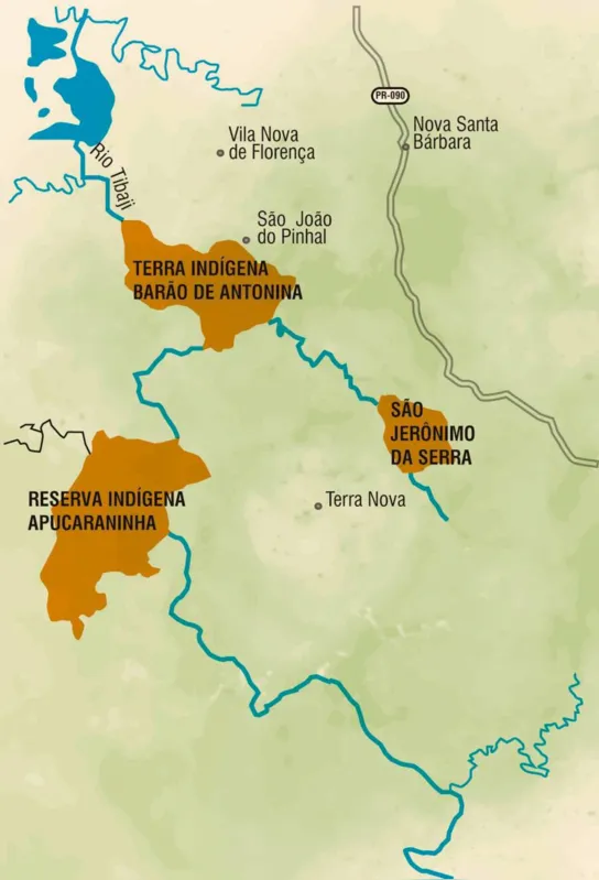 Terras Indígenas Apucaraninha, Barão de Antonina e São Jerônimo da Serra